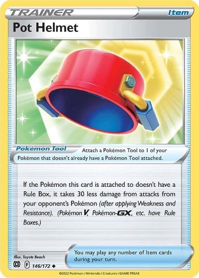 Pot Helmet SWSH09: Brilliant Stars Pokemon card