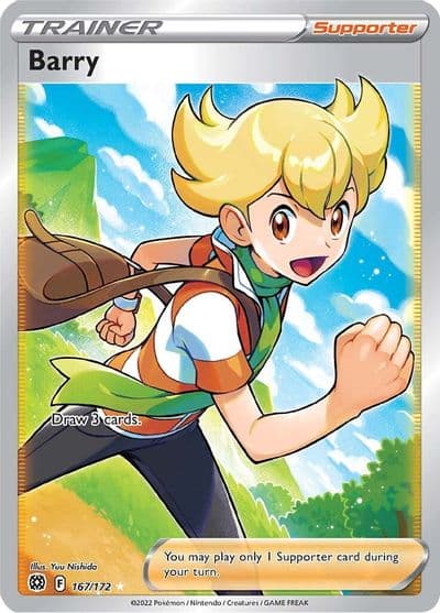 Barry (Full Art) SWSH09: Brilliant Stars Pokemon card