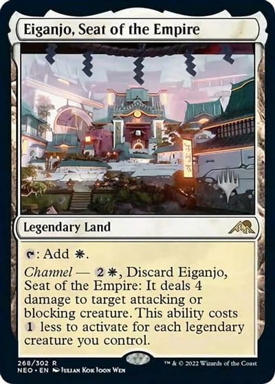 Eiganjo Seat of the Empire Promo Pack: Kamigawa: Neon Dynasty Magic card