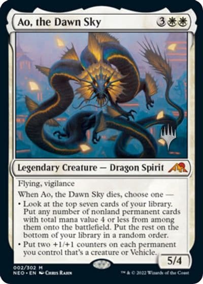 Ao the Dawn Sky Promo Pack: Kamigawa: Neon Dynasty Magic card