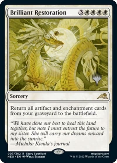 Brilliant Restoration Promo Pack: Kamigawa: Neon Dynasty Magic card
