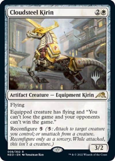 Cloudsteel Kirin Promo Pack: Kamigawa: Neon Dynasty Magic card