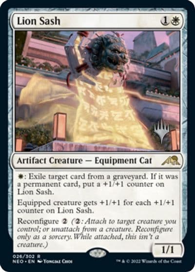 Lion Sash Promo Pack: Kamigawa: Neon Dynasty Magic card