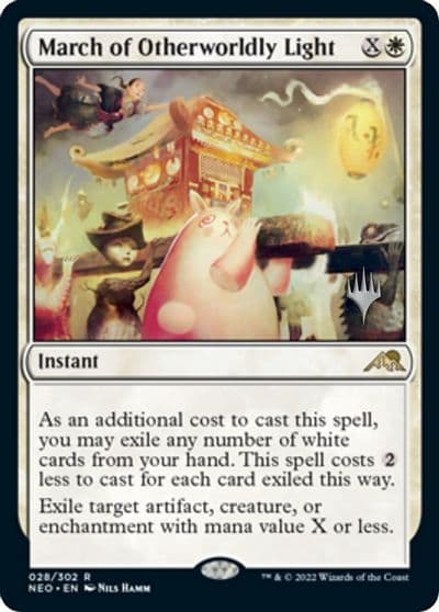 March of Otherworldly Light Promo Pack: Kamigawa: Neon Dynasty Magic card