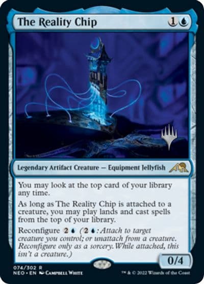 The Reality Chip Promo Pack: Kamigawa: Neon Dynasty Magic card
