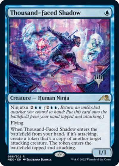 Thousand Faced Shadow Promo Pack: Kamigawa: Neon Dynasty Magic card