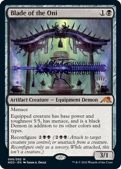 Blade of the Oni Promo Pack: Kamigawa: Neon Dynasty Magic card
