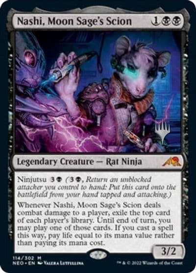 Nashi Moon Sages Scion Promo Pack: Kamigawa: Neon Dynasty Magic card