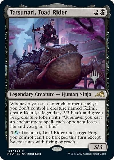 Tatsunari Toad Rider Promo Pack: Kamigawa: Neon Dynasty Magic card