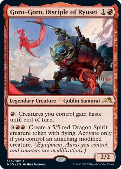 Goro Goro Disciple of Ryusei Promo Pack: Kamigawa: Neon Dynasty Magic card