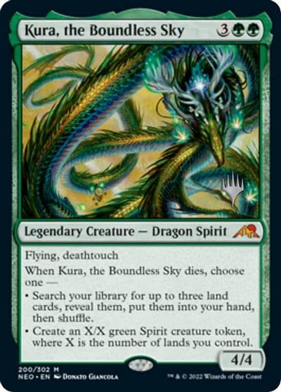 Kura the Boundless Sky Promo Pack: Kamigawa: Neon Dynasty Magic card