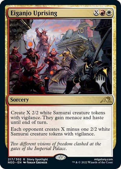 Eiganjo Uprising Promo Pack: Kamigawa: Neon Dynasty Magic card