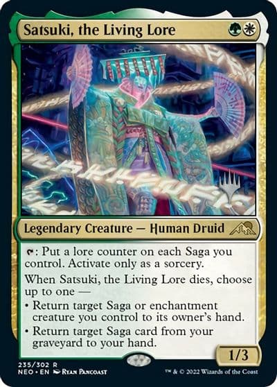 Satsuki the Living Lore Promo Pack: Kamigawa: Neon Dynasty Magic card
