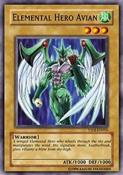 Elemental HERO Avian Starter Deck: Jaden Yuki Yu-Gi-Oh! card
