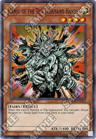 Manju of the Ten Thousand Hands OTS Tournament Pack 18 Yu-Gi-Oh! card