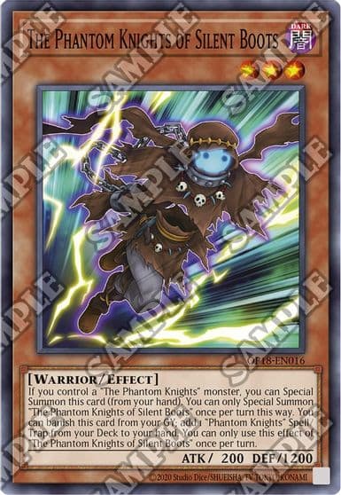 The Phantom Knights of Silent Boots OTS Tournament Pack 18 Yu-Gi-Oh! card