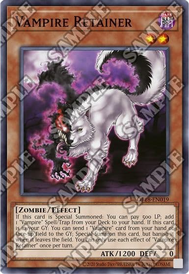 Vampire Retainer OTS Tournament Pack 18 Yu-Gi-Oh! card