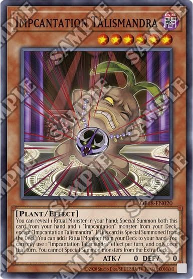 Impcantation Talismandra OTS Tournament Pack 18 Yu-Gi-Oh! card