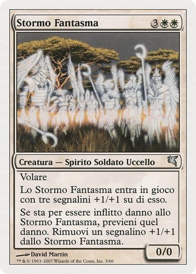 Phantom Flock Italian Stormo Fantasma C3 Magic Encyclopedia 2005 (Salvat/Hachette) Magic card