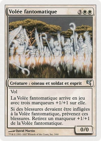 Phantom Flock French Volee fantomatique C3 Magic Encyclopedia 2005 (Salvat/Hachette) Magic card