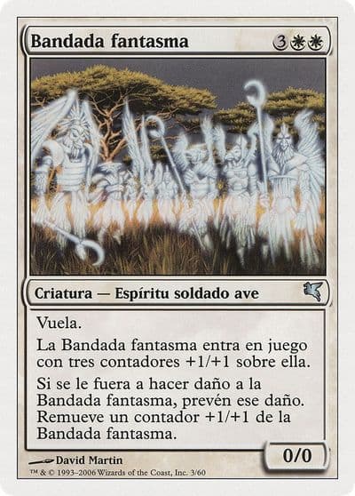 Phantom Flock Spanish Bandada fantasma C3 Magic Encyclopedia 2005 (Salvat/Hachette) Magic card