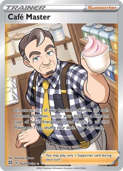 Cafe Master SWSH09: Brilliant Stars Trainer Gallery Pokemon card