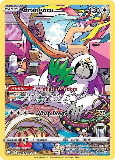 Oranguru SWSH09: Brilliant Stars Trainer Gallery Pokemon card