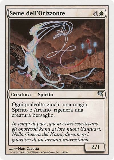 Horizon Seed Italian Seme dellOrizzonte Magic Encyclopedia 2005 (Salvat/Hachette) Magic card