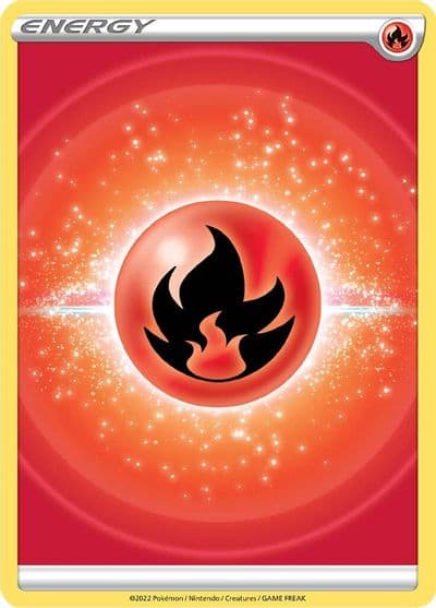 Fire Energy (2022 Unnumbered) SWSH09: Brilliant Stars Pokemon card