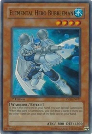 Elemental HERO Bubbleman Starter Deck: Jaden Yuki Yu-Gi-Oh! card