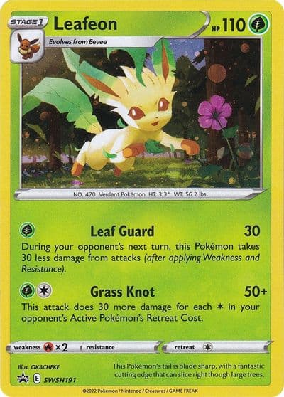 Leafeon - SWSH191 SWSH: Sword & Shield Promo Cards Pokemon card