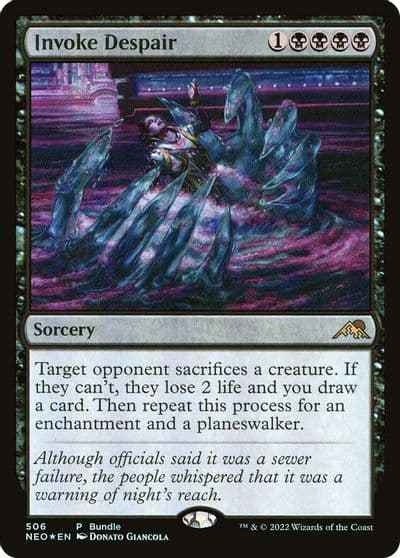 Invoke Despair NEO Bundle Unique and Miscellaneous Promos Magic card