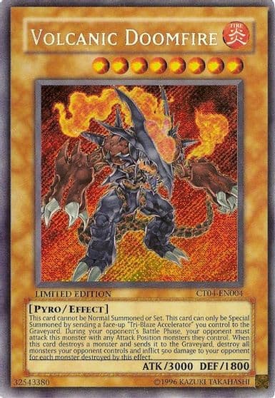 Volcanic Doomfire 2007 Collectors Tin Yu-Gi-Oh! card