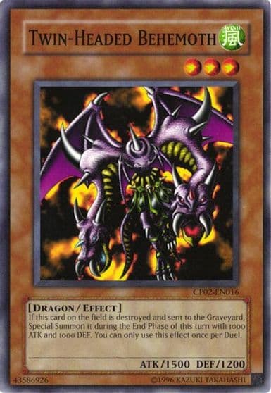 Twin Headed Behemoth Champion Pack 2 Yu-Gi-Oh! card