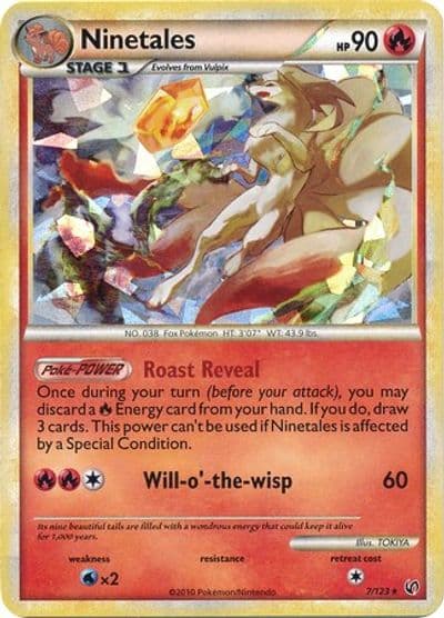 Ninetales (Cracked Ice) Blister Exclusives Pokemon card