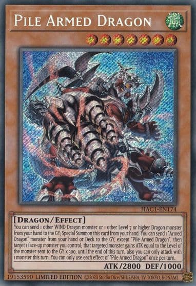 Pile Armed Dragon Hidden Arsenal: Chapter 1 Yu-Gi-Oh! card
