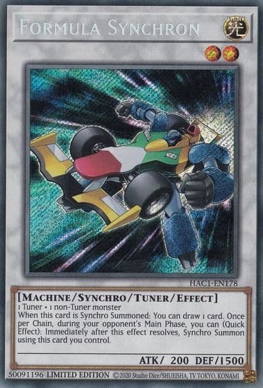 Formula Synchron Hidden Arsenal: Chapter 1 Yu-Gi-Oh! card