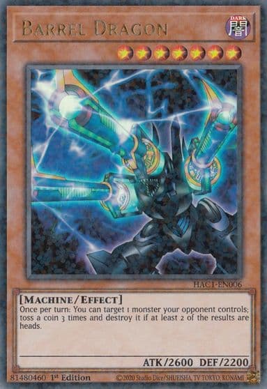 Barrel Dragon Duel Terminal Hidden Arsenal: Chapter 1 Yu-Gi-Oh! card