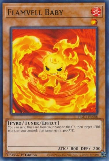 Flamvell Baby Hidden Arsenal: Chapter 1 Yu-Gi-Oh! card