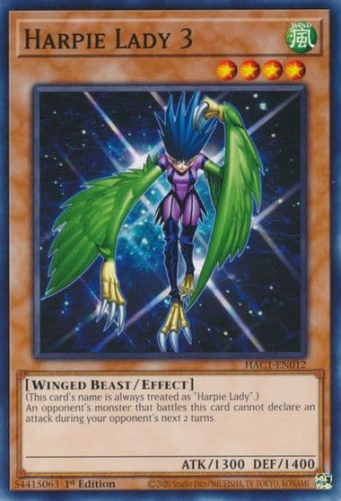 Harpie Lady 3 Hidden Arsenal: Chapter 1 Yu-Gi-Oh! card
