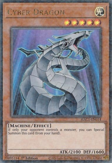 Cyber Dragon Duel Terminal Hidden Arsenal: Chapter 1 Yu-Gi-Oh! card