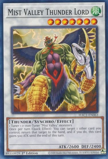 Mist Valley Thunder Lord Hidden Arsenal: Chapter 1 Yu-Gi-Oh! card