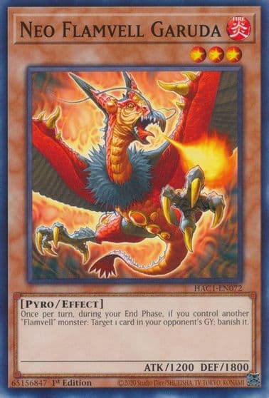 Neo Flamvell Garuda Hidden Arsenal: Chapter 1 Yu-Gi-Oh! card