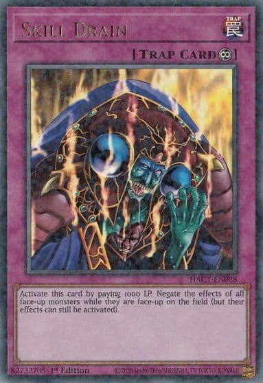 Skill Drain Duel Terminal Hidden Arsenal: Chapter 1 Yu-Gi-Oh! card