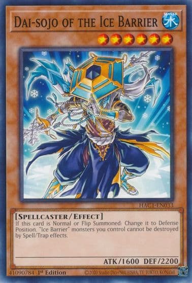Dai sojo of the Ice Barrier Hidden Arsenal: Chapter 1 Yu-Gi-Oh! card