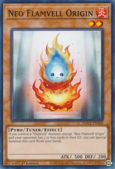 Neo Flamvell Origin Hidden Arsenal: Chapter 1 Yu-Gi-Oh! card
