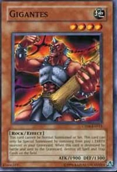 Gigantes Champion Pack 4 Yu-Gi-Oh! card