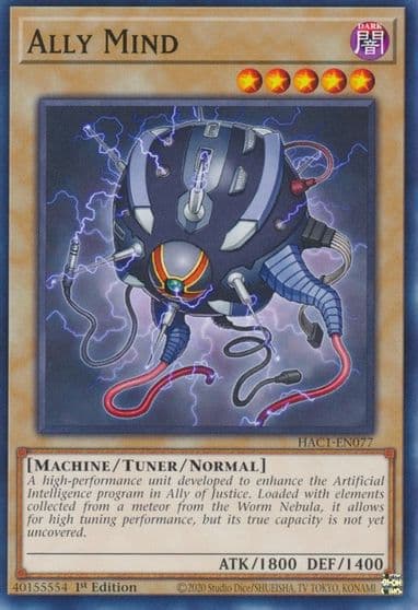 Ally Mind Hidden Arsenal: Chapter 1 Yu-Gi-Oh! card