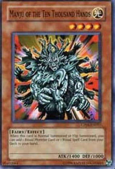 Manju of the Ten Thousand Hands Champion Pack 4 Yu-Gi-Oh! card