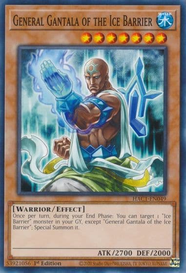 General Gantala of the Ice Barrier Hidden Arsenal: Chapter 1 Yu-Gi-Oh! card